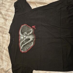 Black BAMA Elephant Graphic T-Shirt XL Roll Tide!